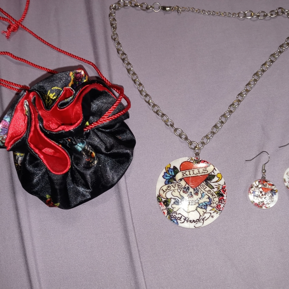 Ed Hardy jewelry set